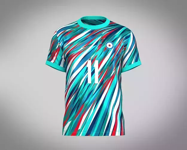 Soccer Football Multi color Jersey Player-11