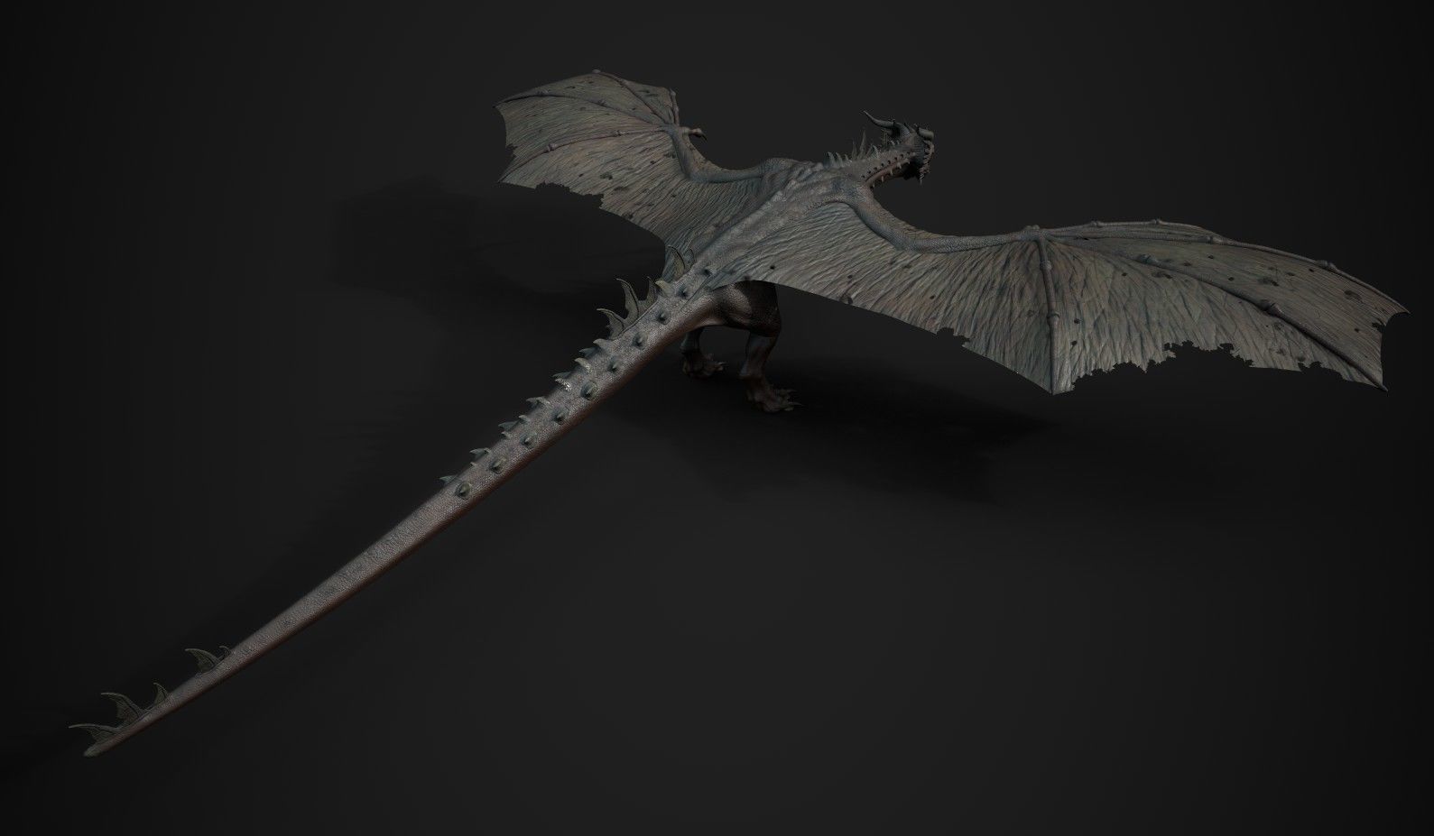 Dragon Low-poly 3D model_1