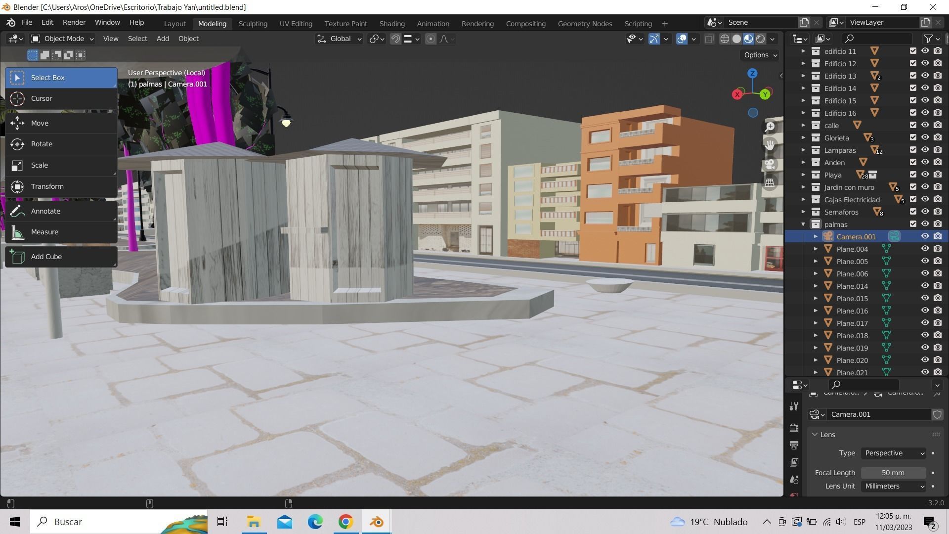 city of buildings 3D model_4