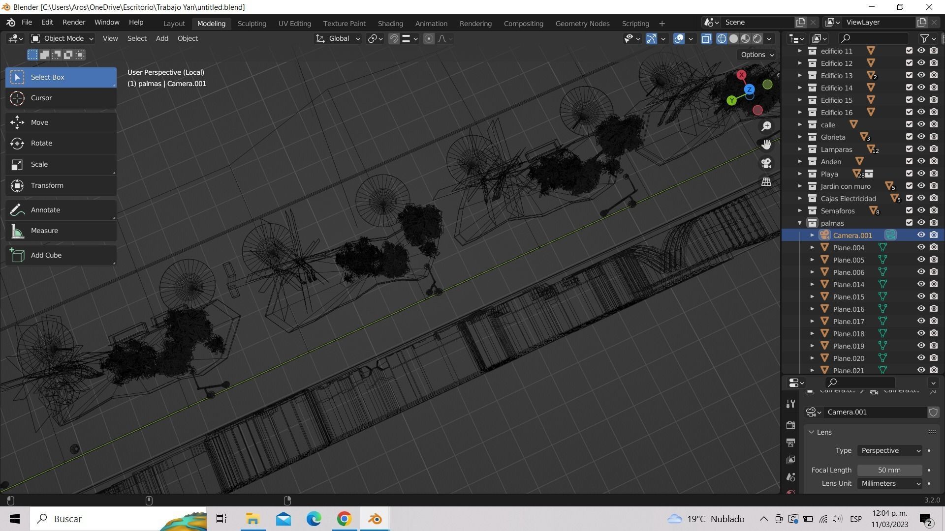 city of buildings 3D model_2