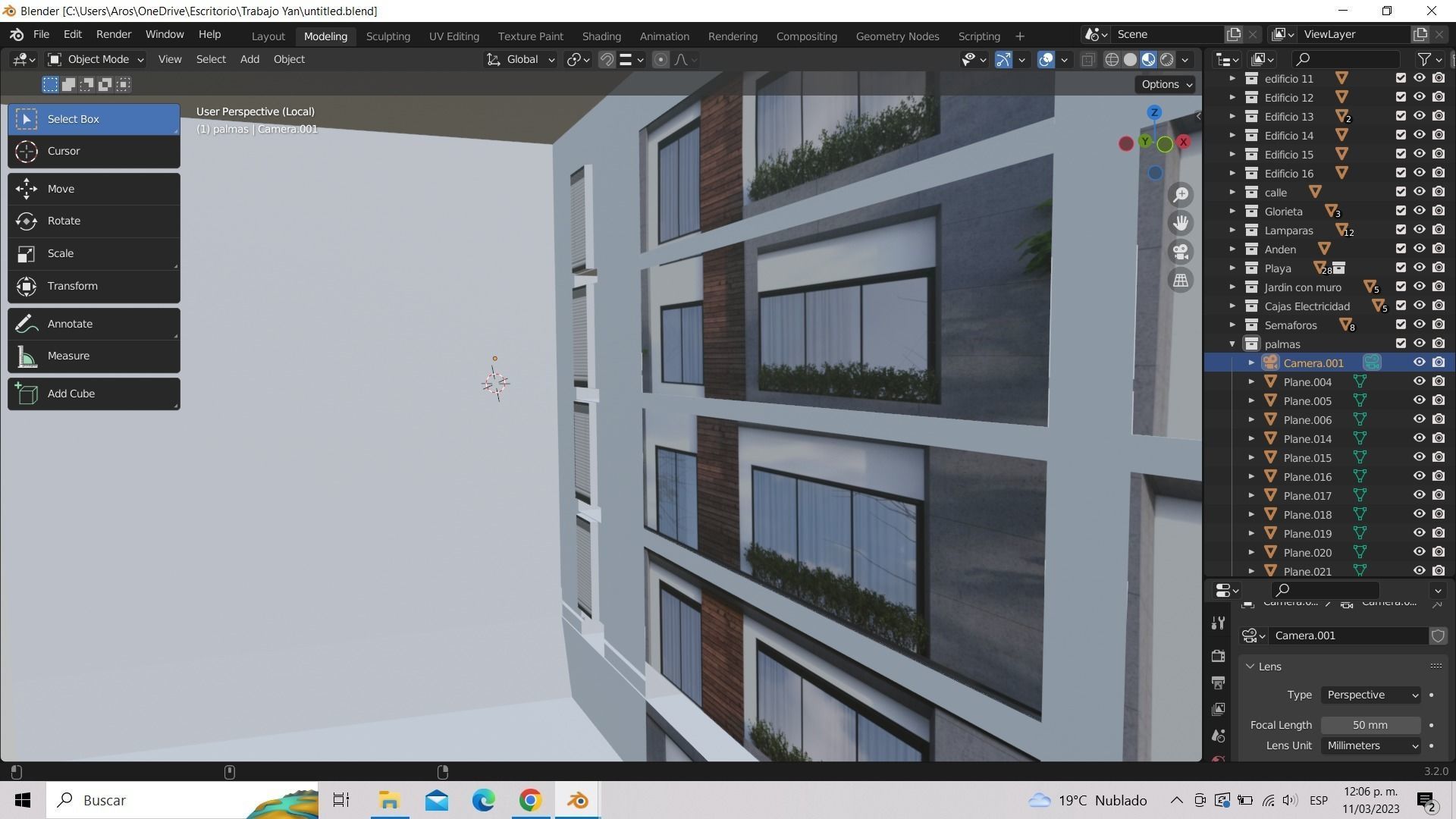 city of buildings 3D model_6