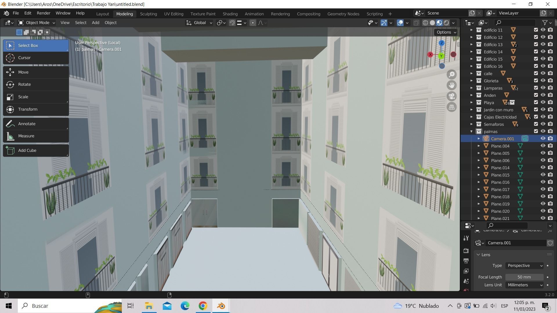city of buildings 3D model_3