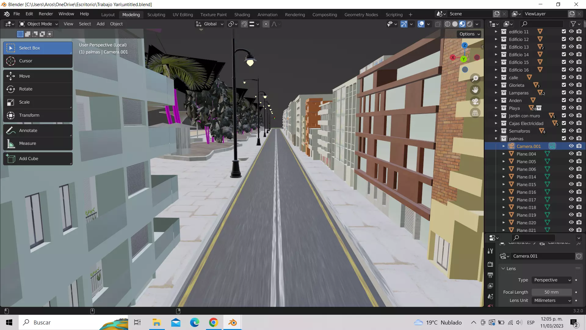 city of buildings 3D model_0