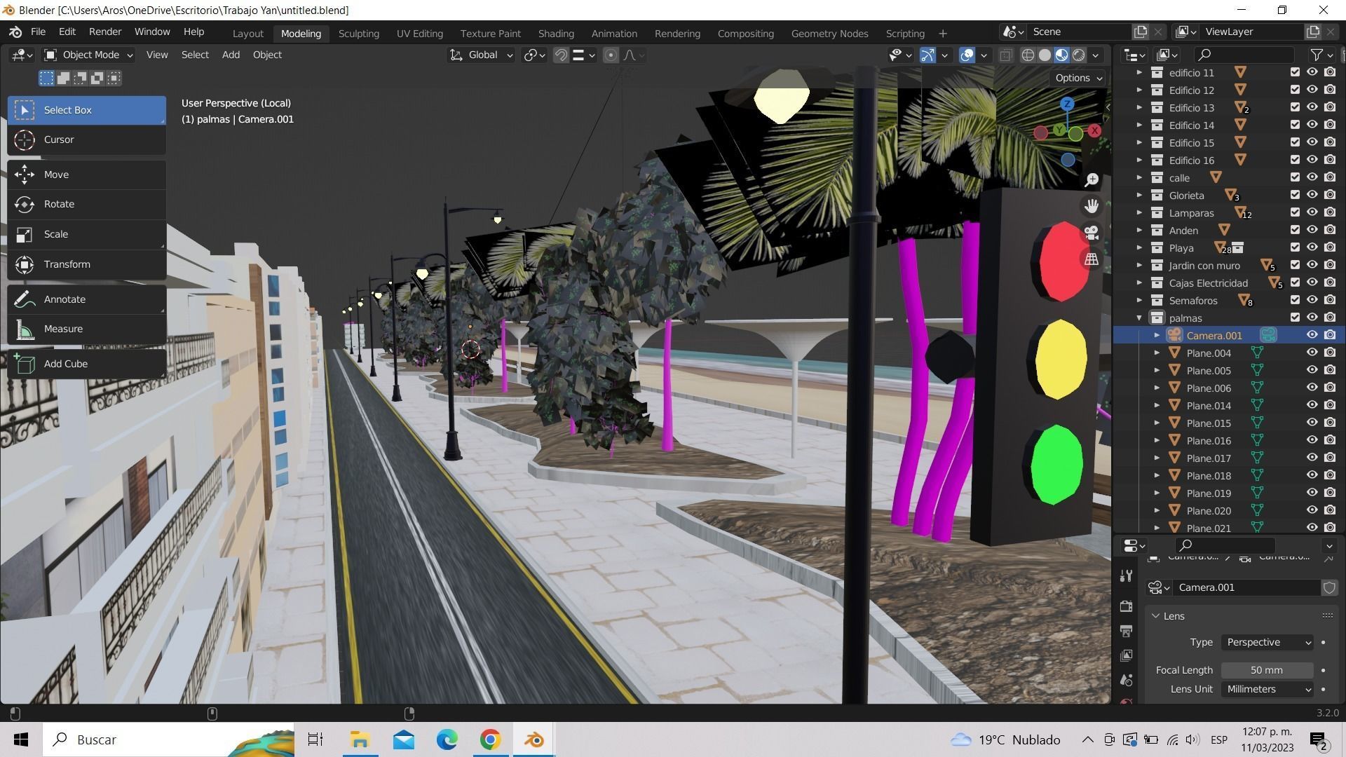 city of buildings 3D model_7