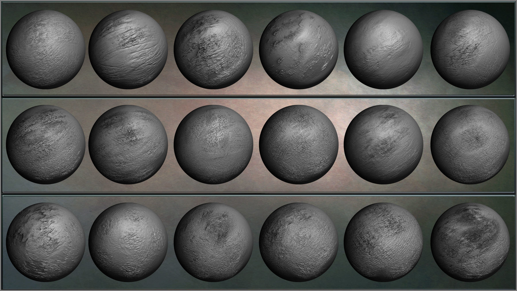 Grunge Maker 200 ZBrush Brushes and 50 Alphas Texture_10