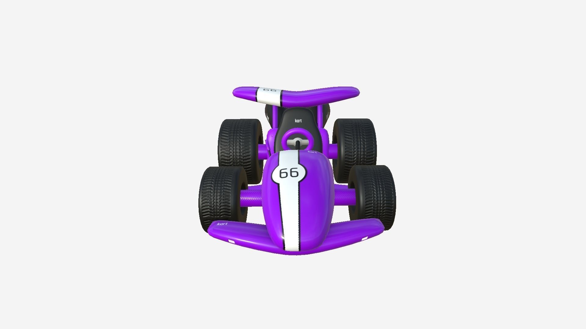 10 Cartoon Karts Purple Collection - Vehicle Racing Design _12