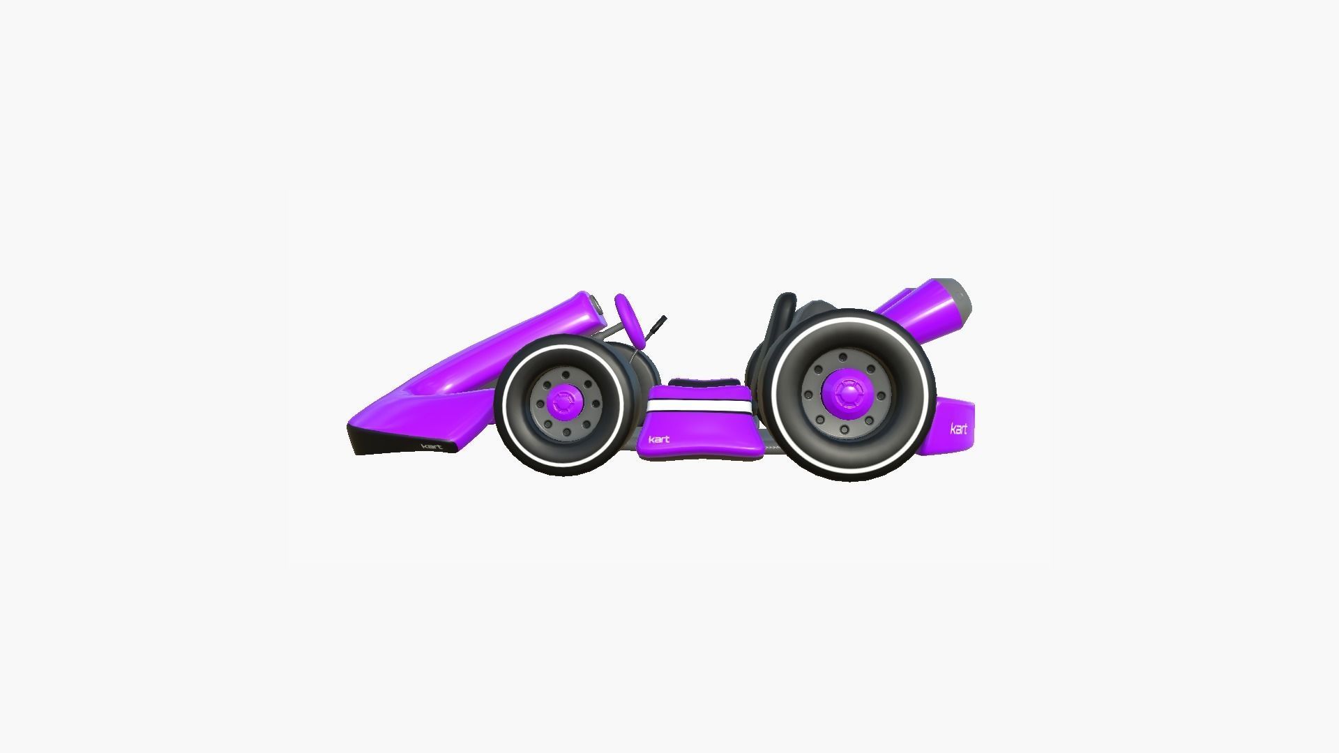 10 Cartoon Karts Purple Collection - Vehicle Racing Design _36