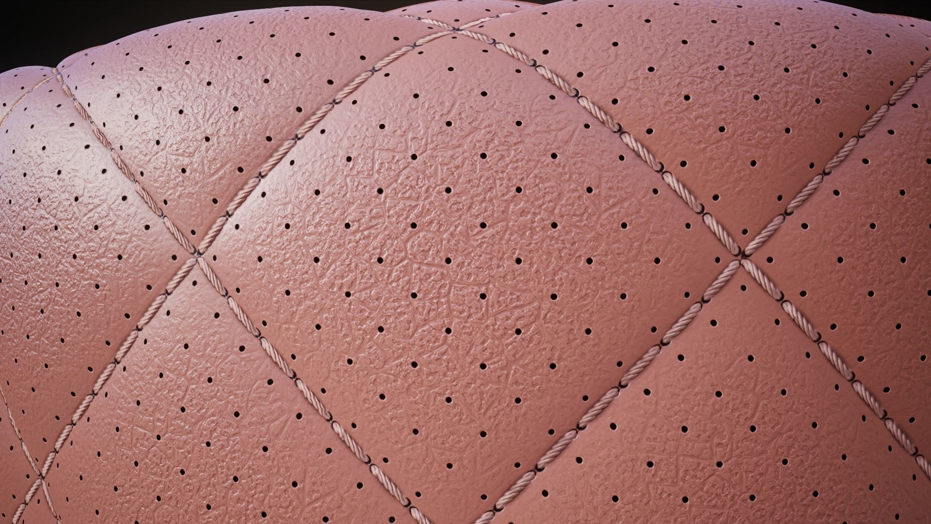 Seamless perforated stitched leather collection textures Texture_3