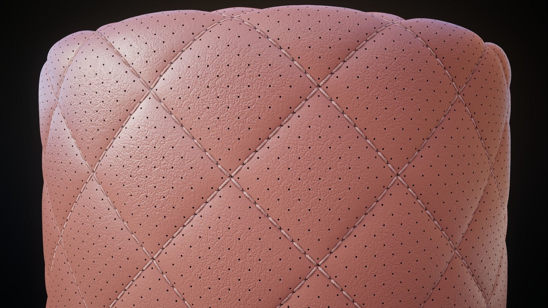 Seamless perforated stitched leather collection textures Texture_1
