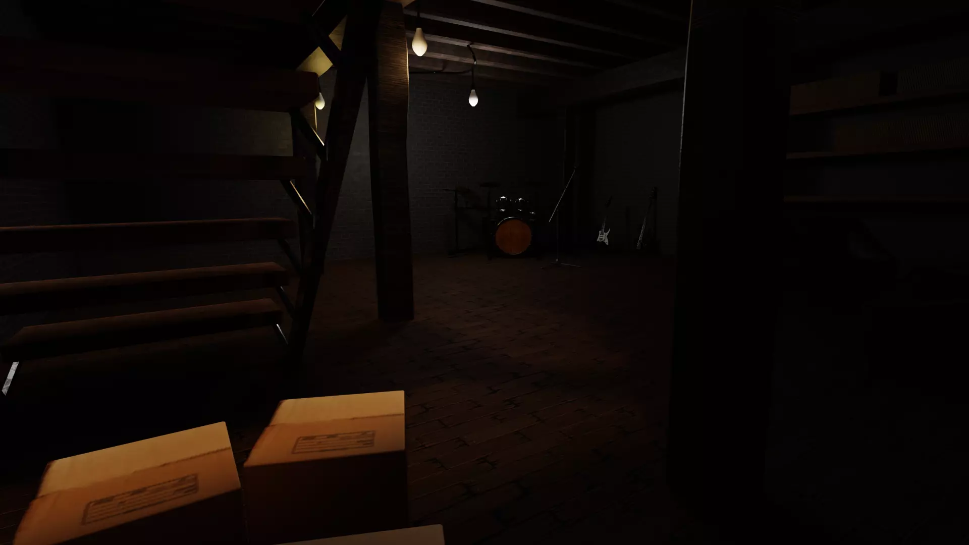 Basement Band 3D model_0