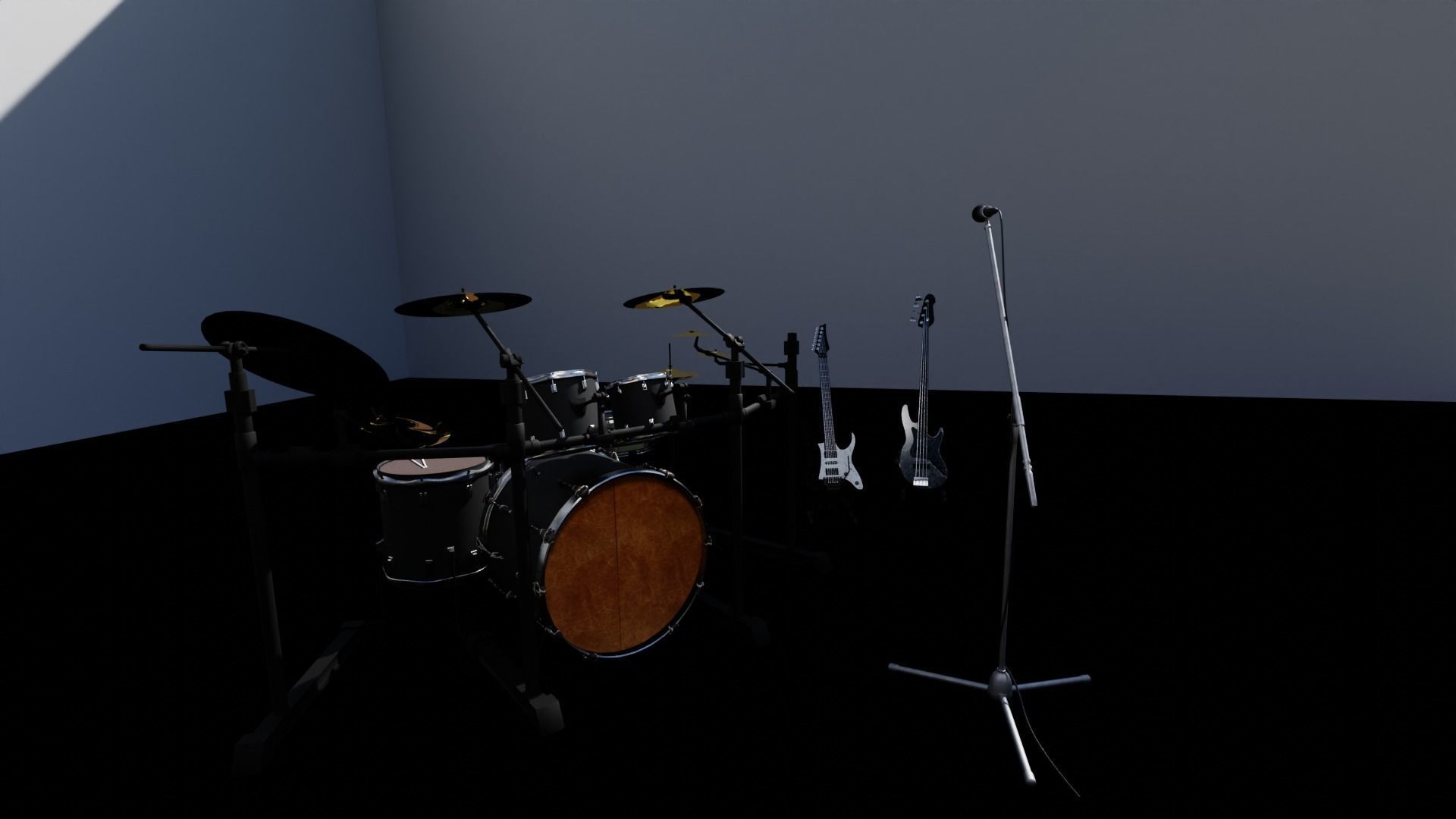 Basement Band 3D model_3