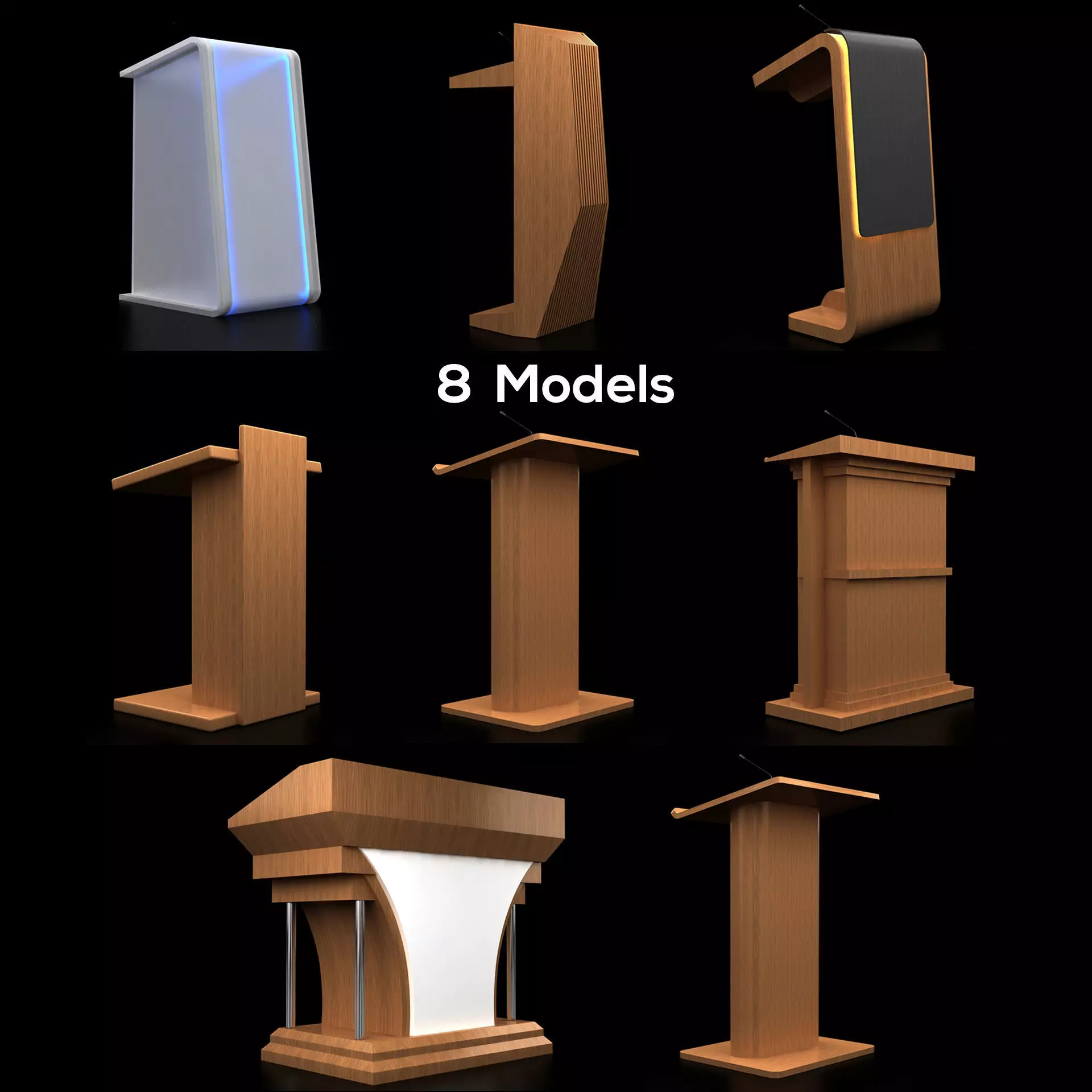 Podium 3D model