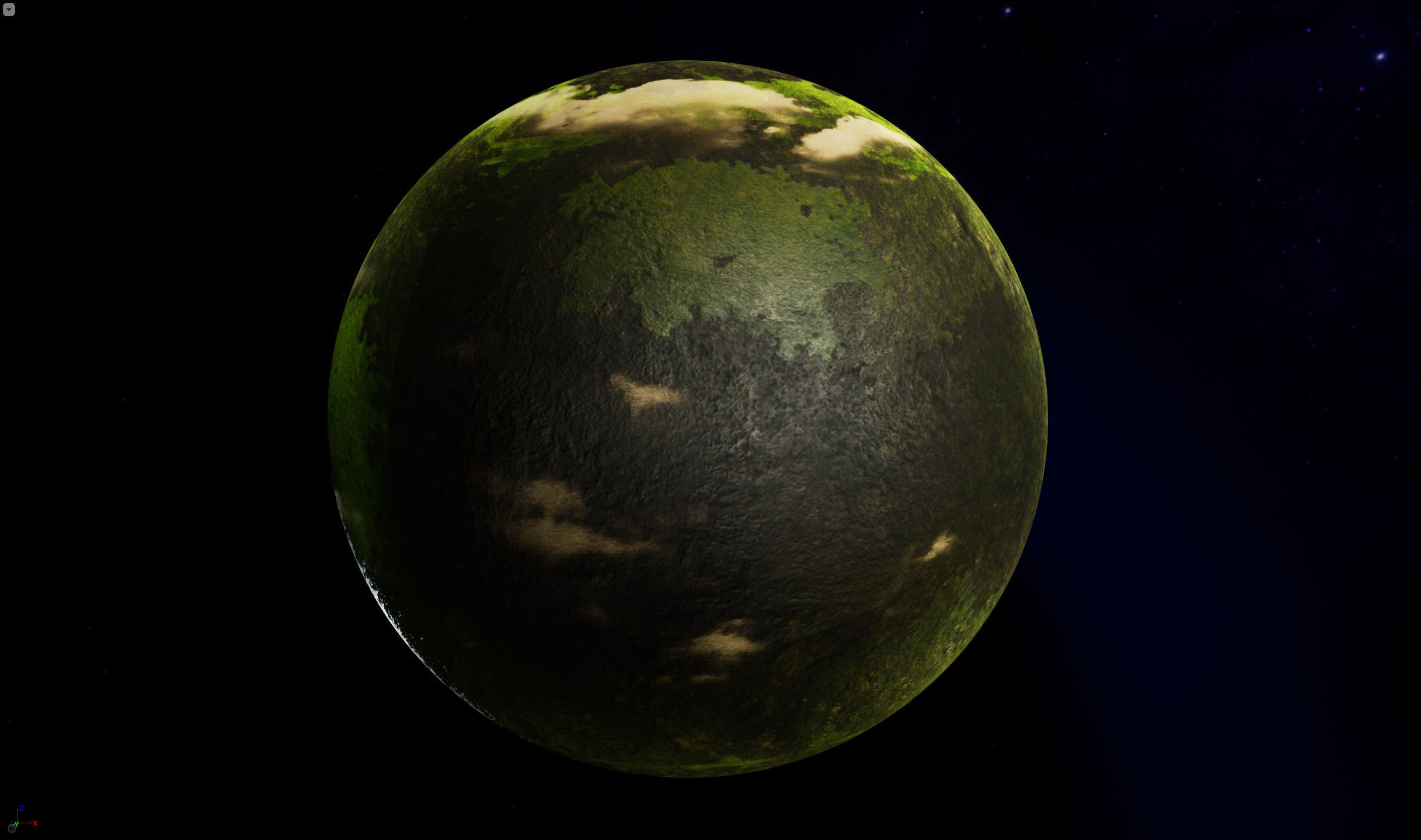 Sci-Fi Planets Pack vol 2 Low-poly 3D model_31