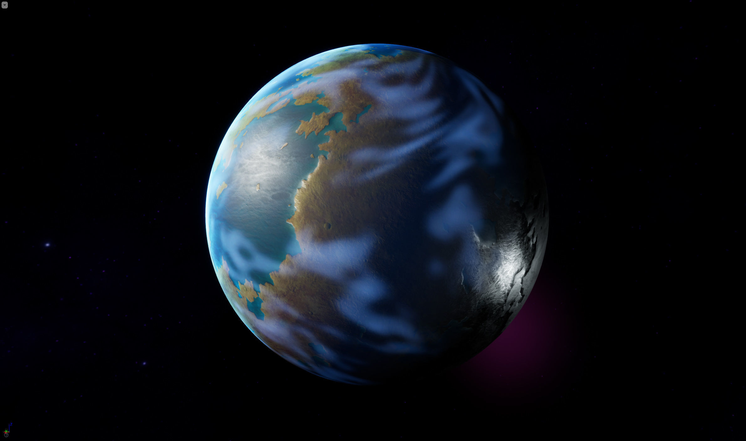 Sci-Fi Planets Pack vol 2 Low-poly 3D model_37