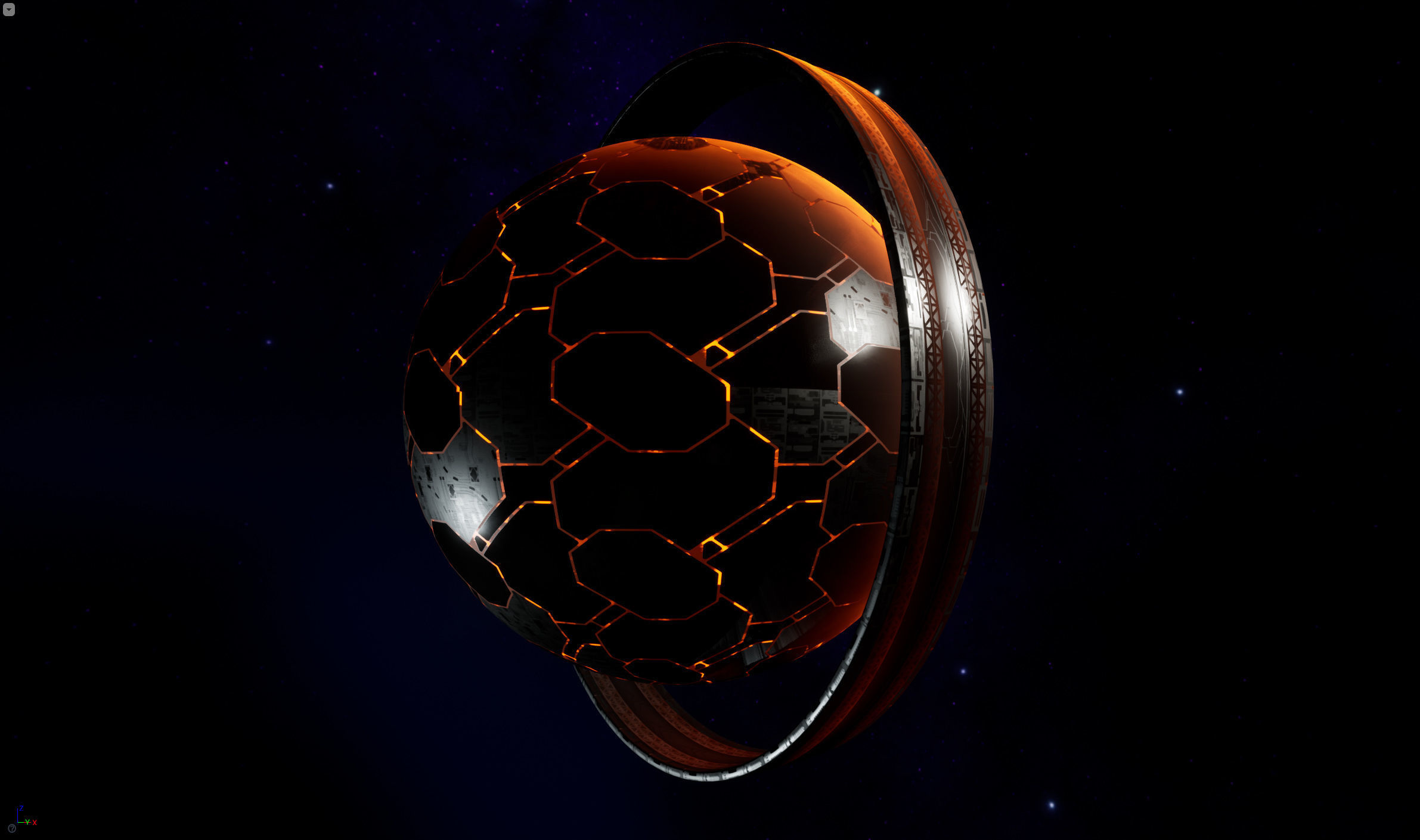 Sci-Fi Planets Pack vol 2 Low-poly 3D model_29
