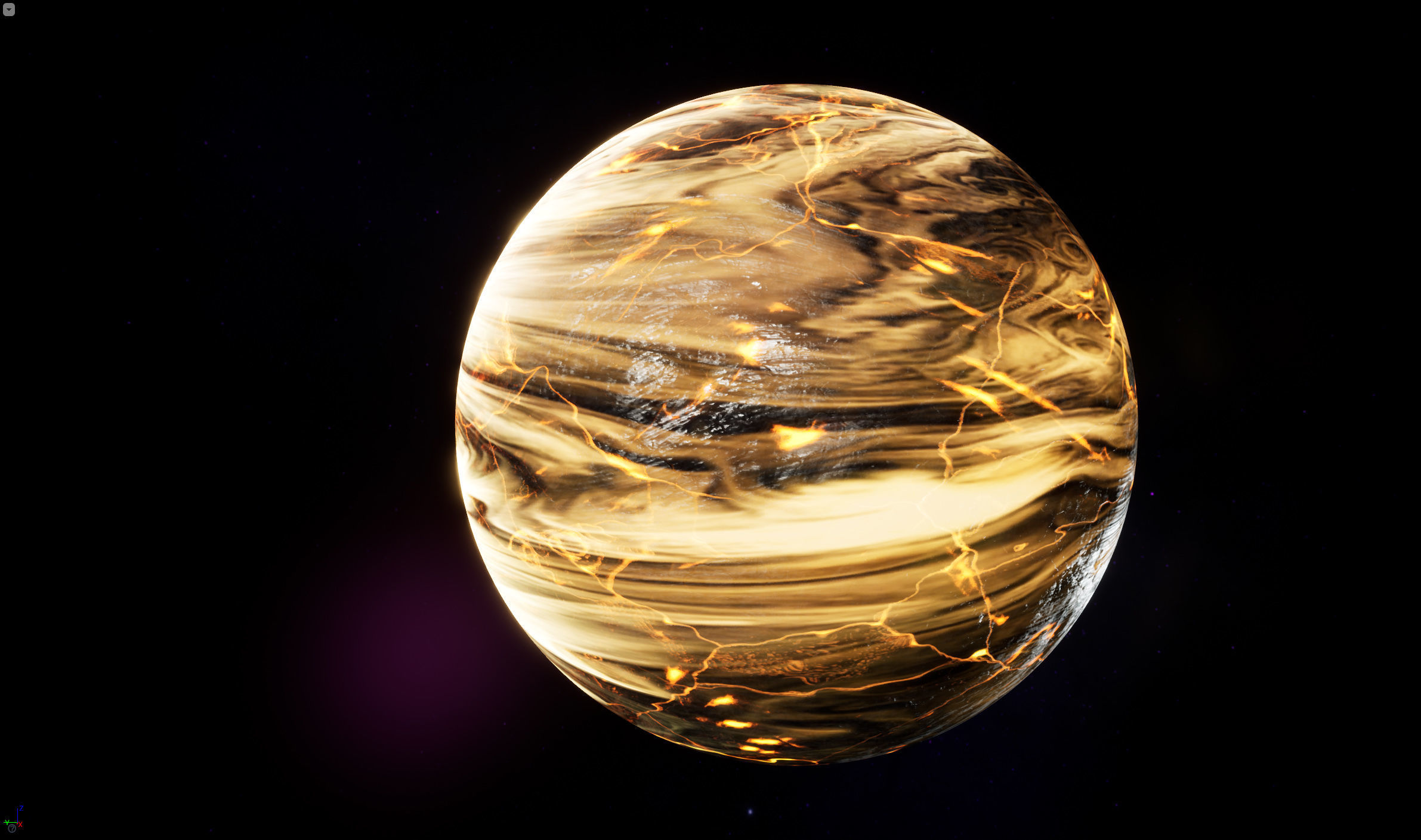 Sci-Fi Planets Pack vol 2 Low-poly 3D model_25