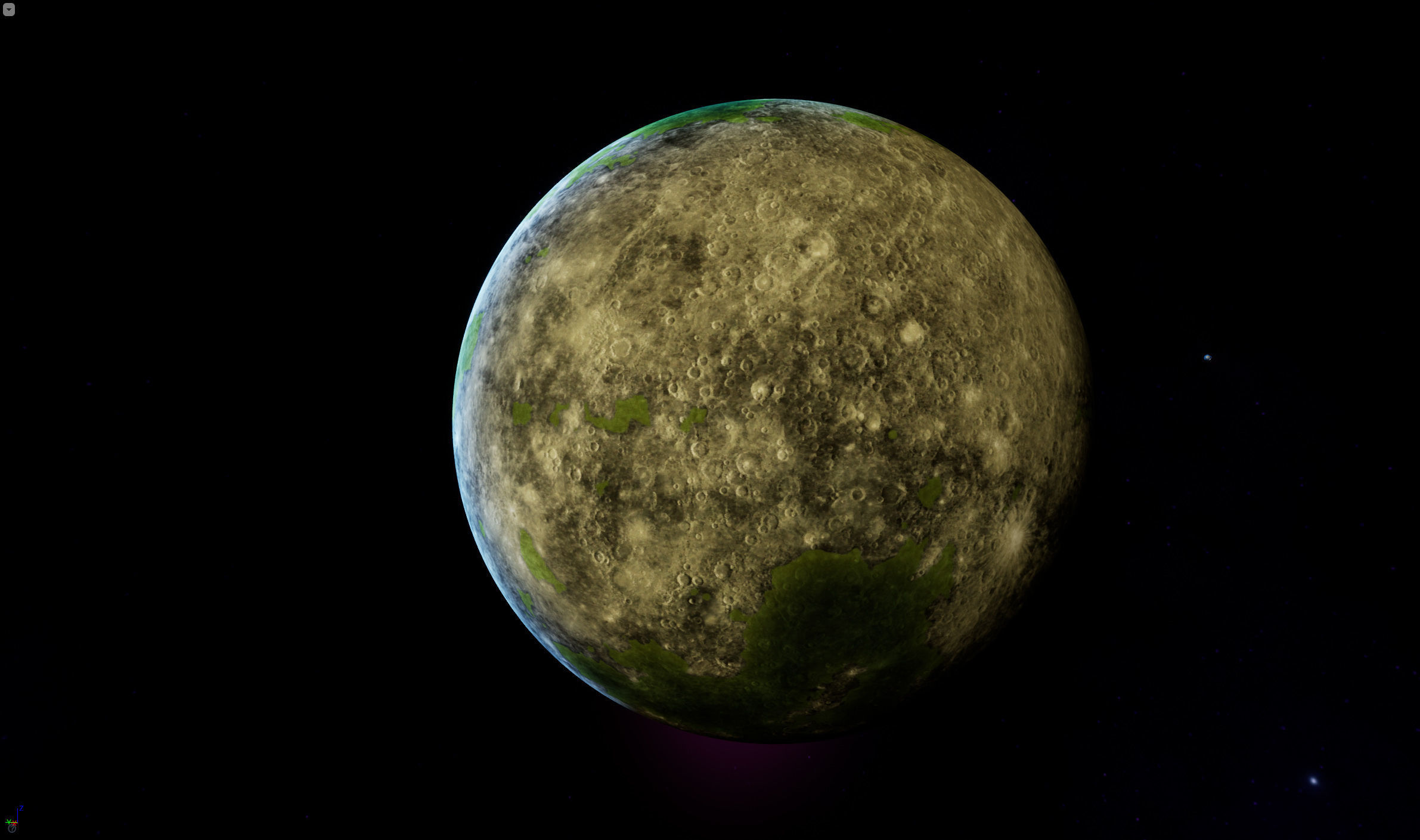 Sci-Fi Planets Pack vol 2 Low-poly 3D model_11