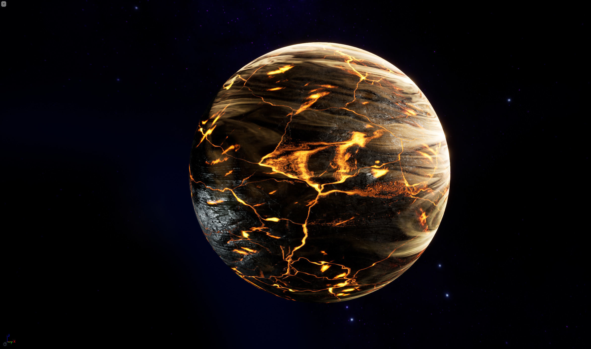Sci-Fi Planets Pack vol 2 Low-poly 3D model_23