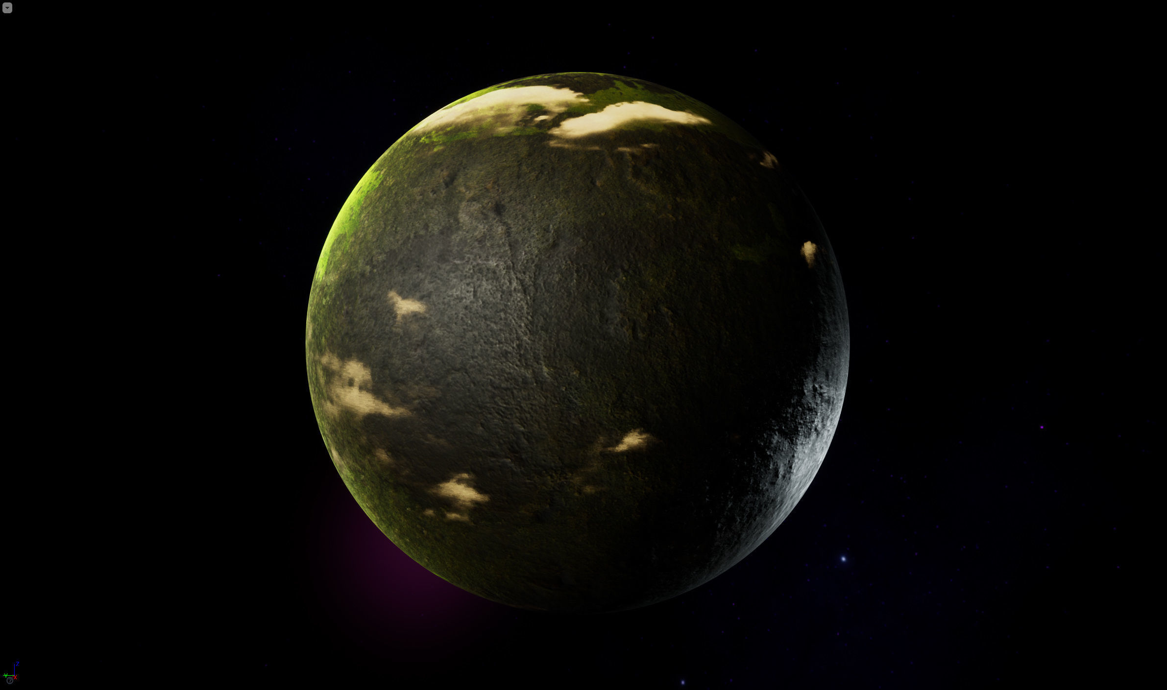 Sci-Fi Planets Pack vol 2 Low-poly 3D model_32