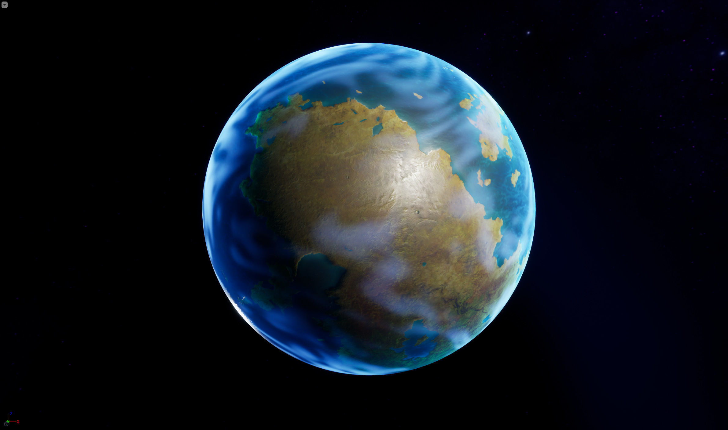 Sci-Fi Planets Pack vol 2 Low-poly 3D model_35