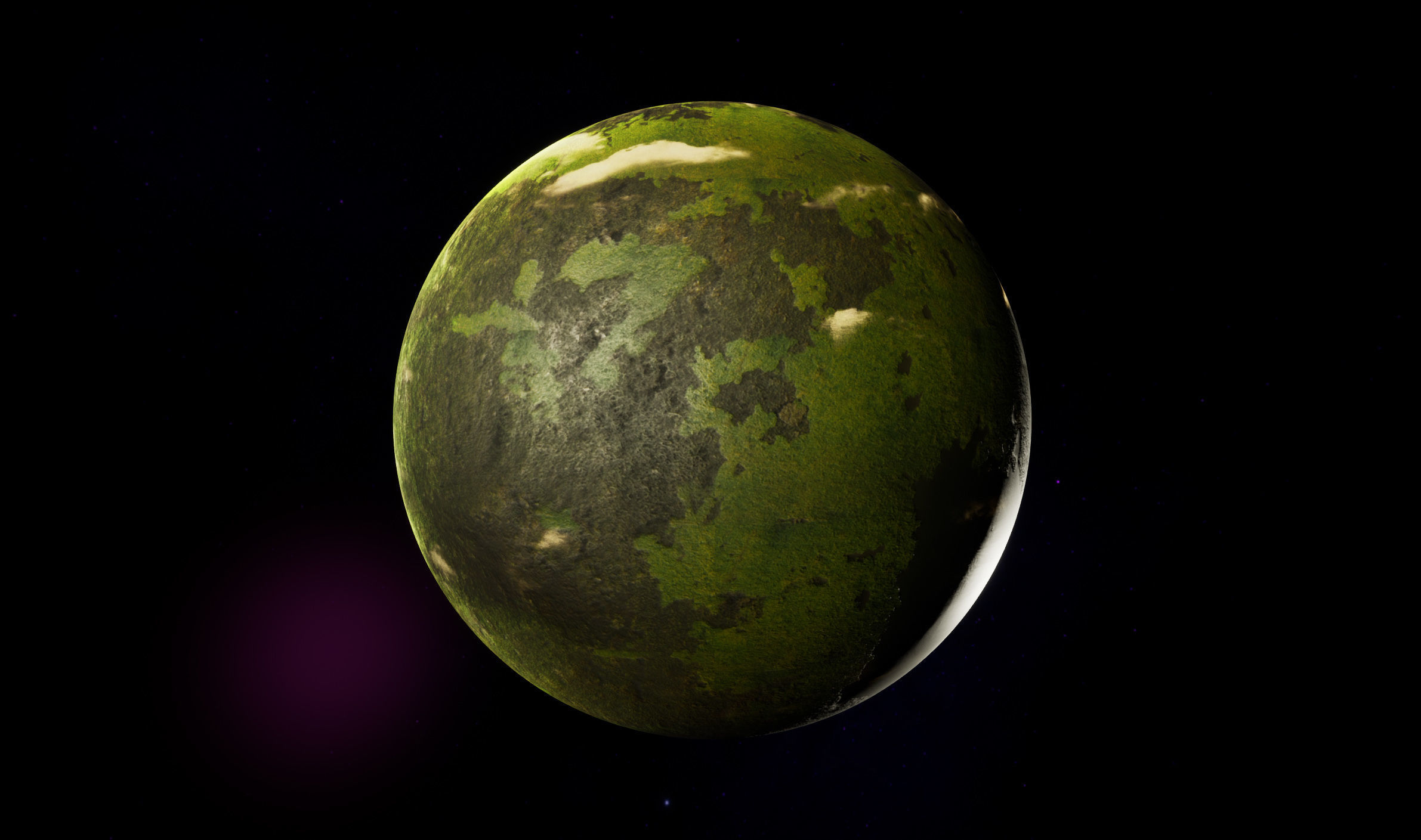 Sci-Fi Planets Pack vol 2 Low-poly 3D model_30