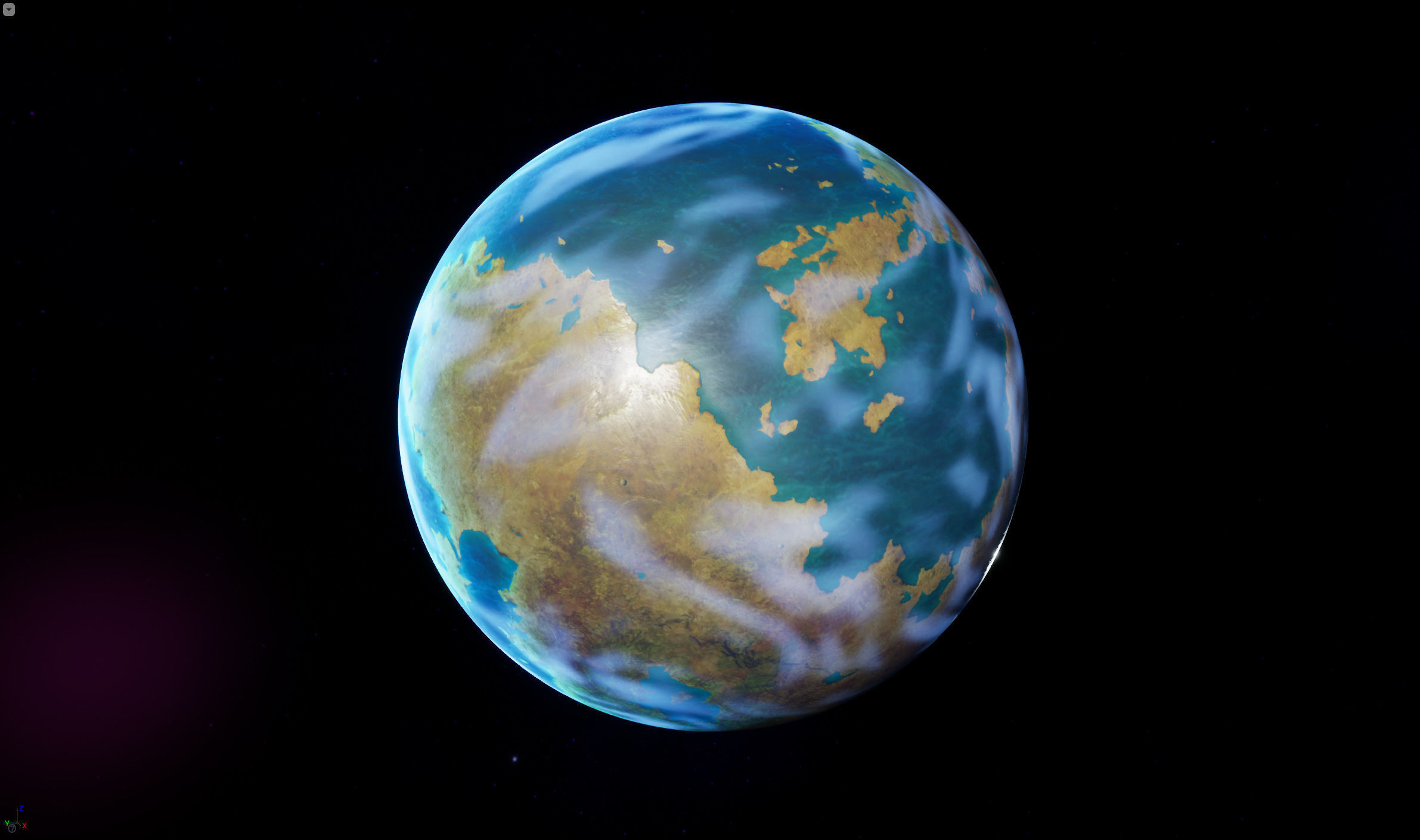 Sci-Fi Planets Pack vol 2 Low-poly 3D model_36