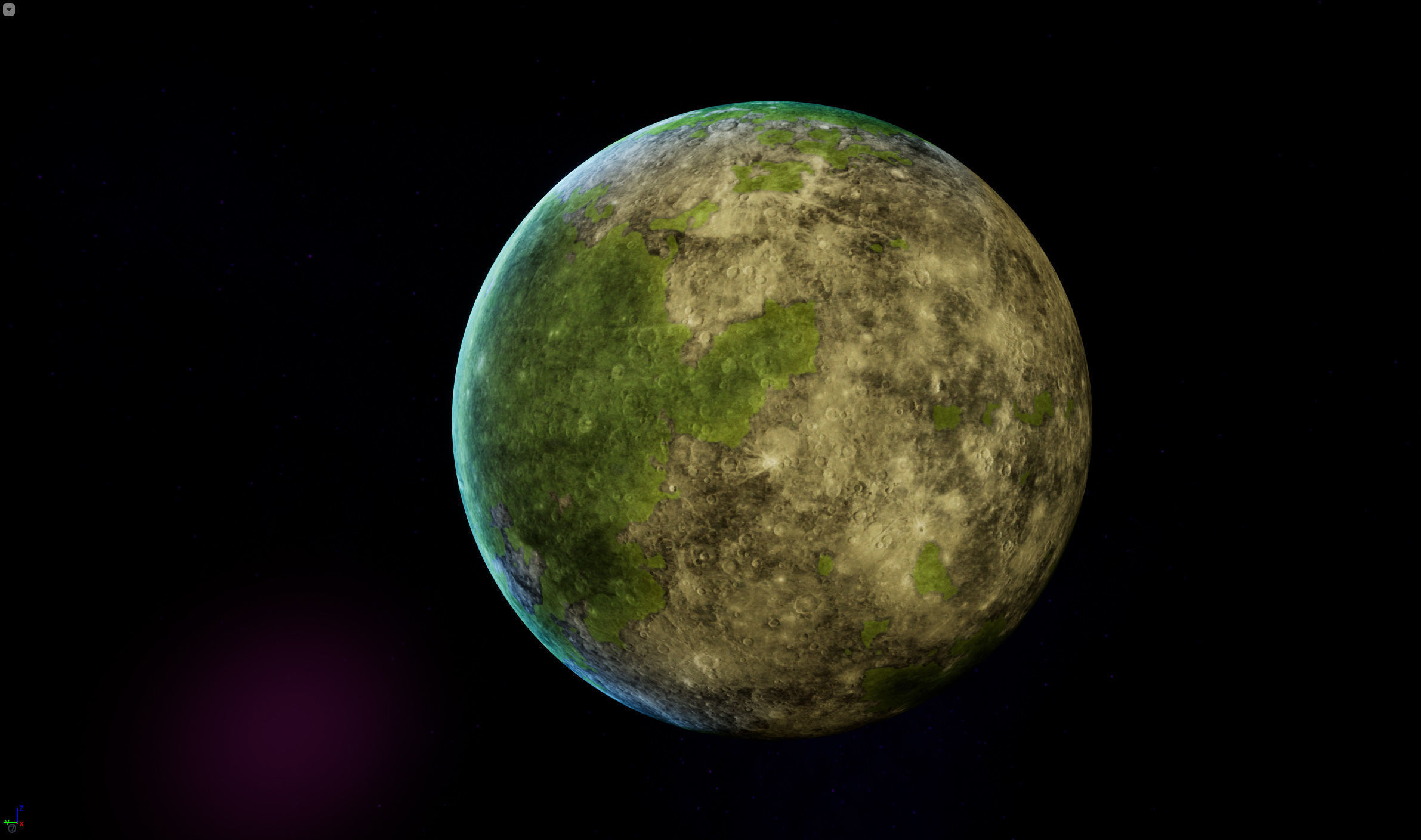 Sci-Fi Planets Pack vol 2 Low-poly 3D model_12