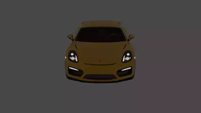 Toyota GT Car Make By Mr Delight Low-poly 3D model