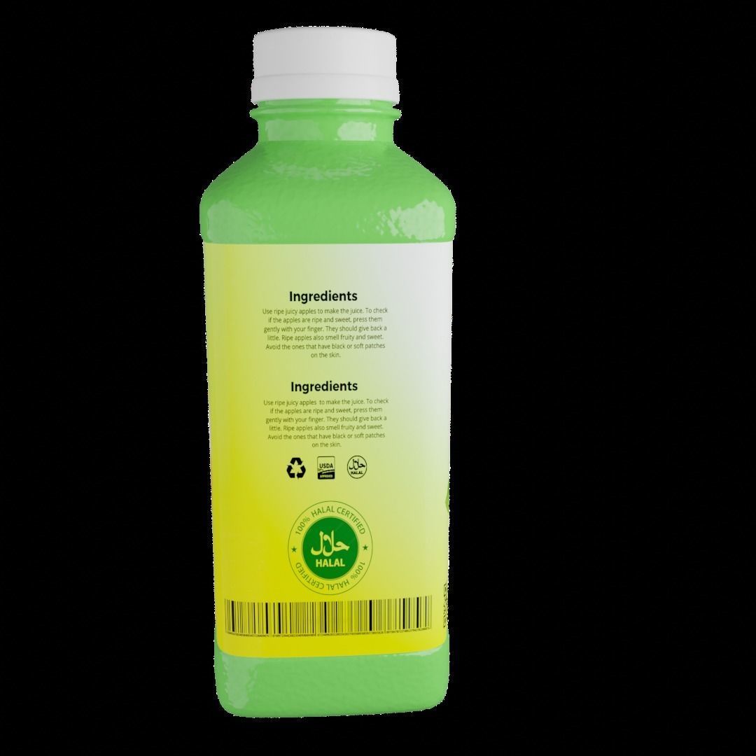Lemon Juice Bottle 3D model_2