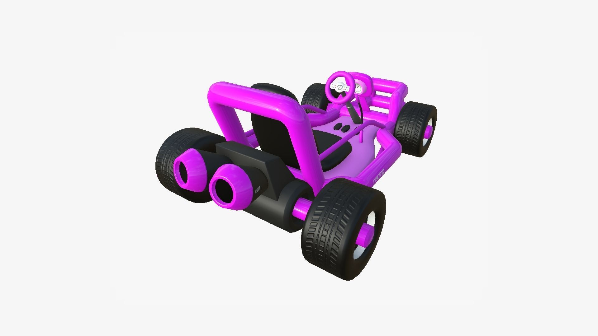 10 Cartoon Karts Pink Collection - Vehicle Racing Design _71