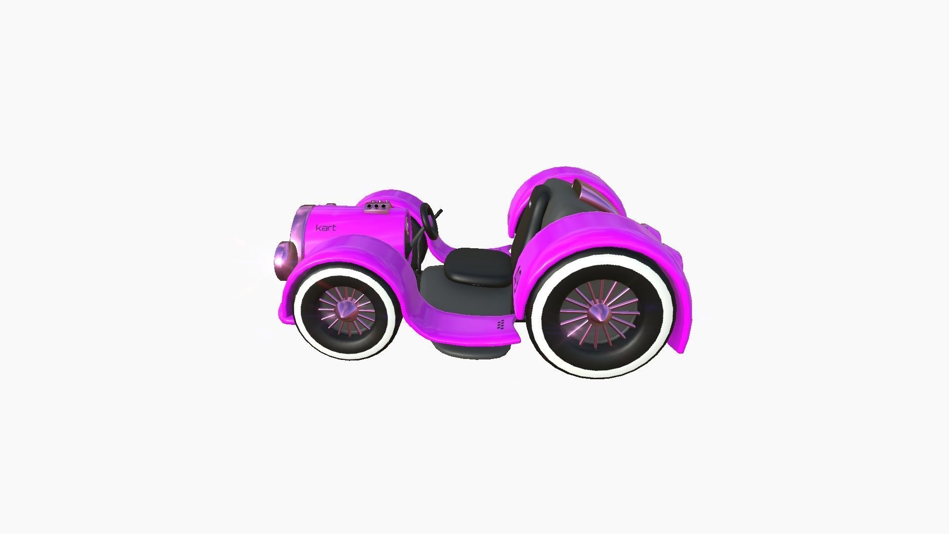10 Cartoon Karts Pink Collection - Vehicle Racing Design _46