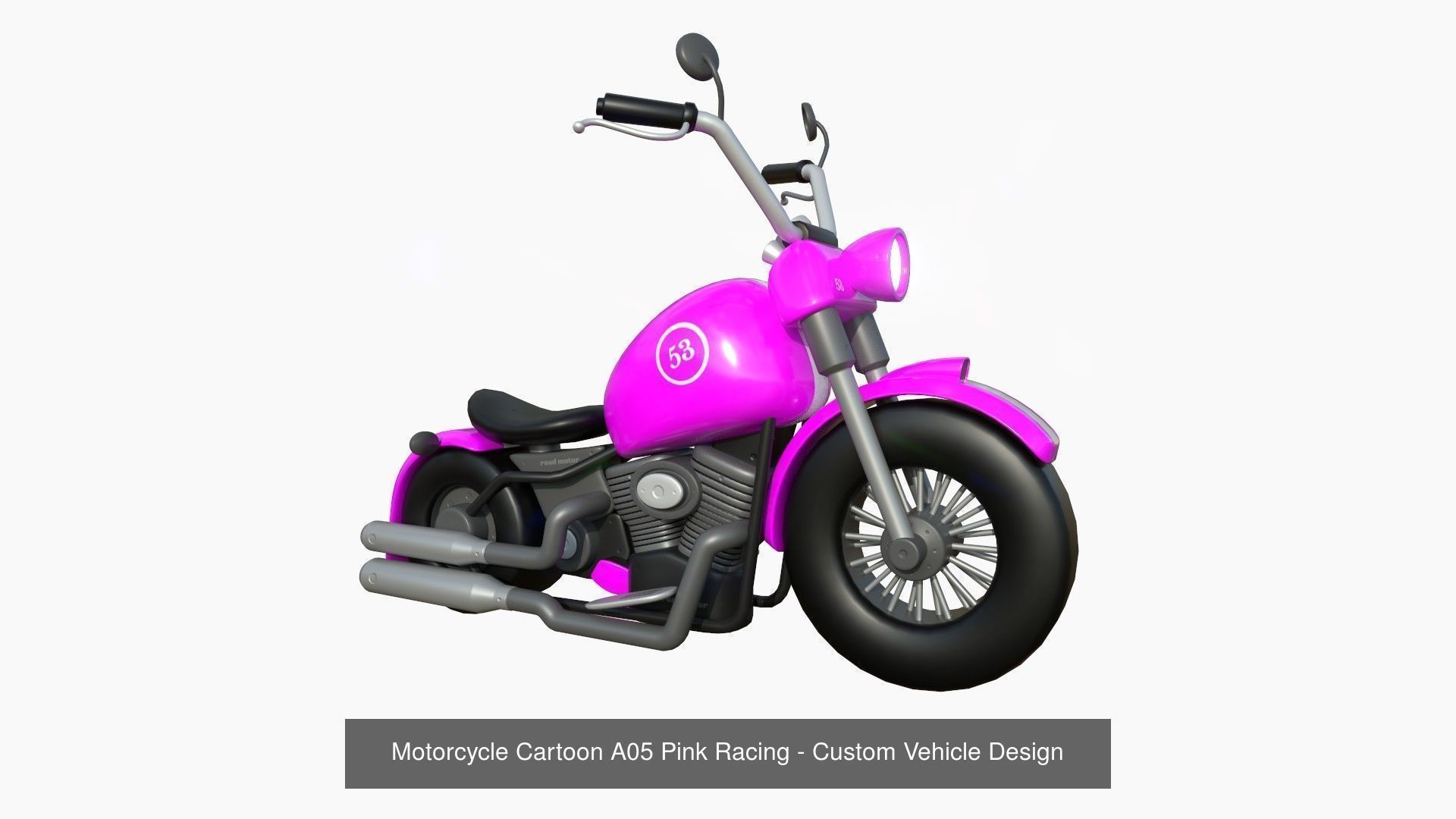 10 Cartoon Karts Pink Collection - Vehicle Racing Design _7