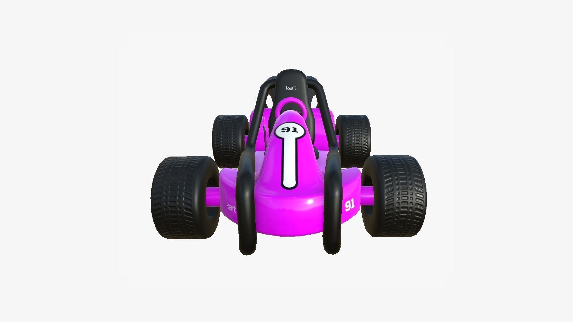 10 Cartoon Karts Pink Collection - Vehicle Racing Design _61