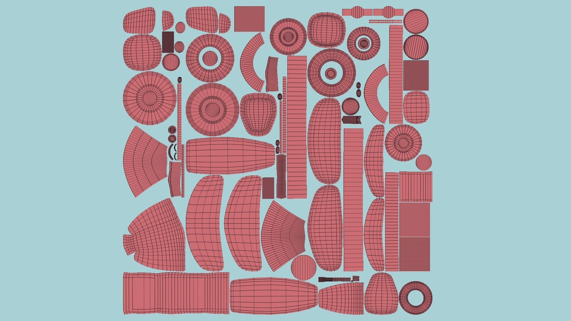 10 Cartoon Karts Pink Collection - Vehicle Racing Design _19