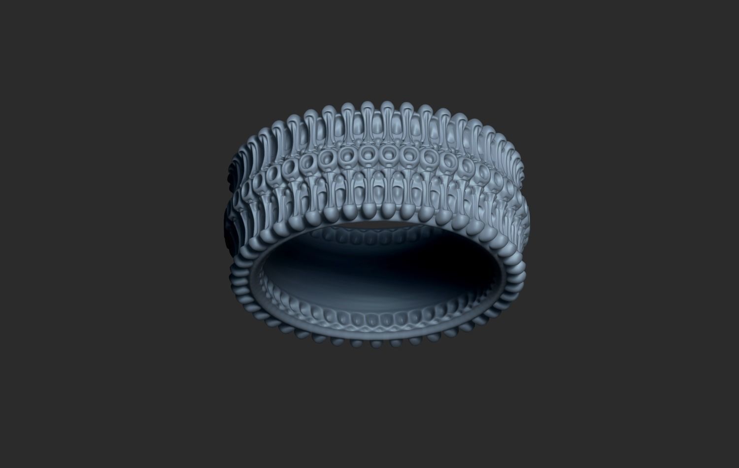 Rimbiomech Ring 3D print model_17