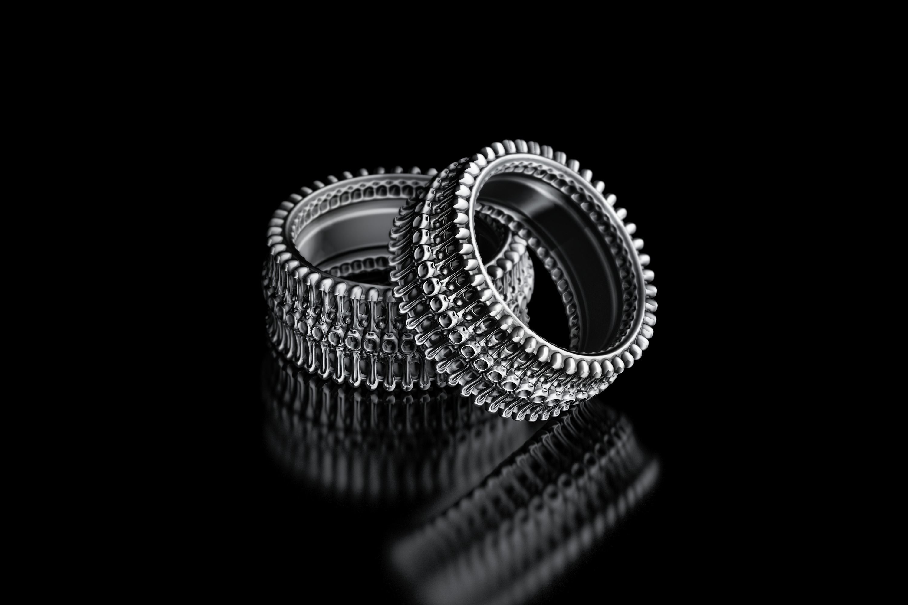 Rimbiomech Ring 3D print model_1