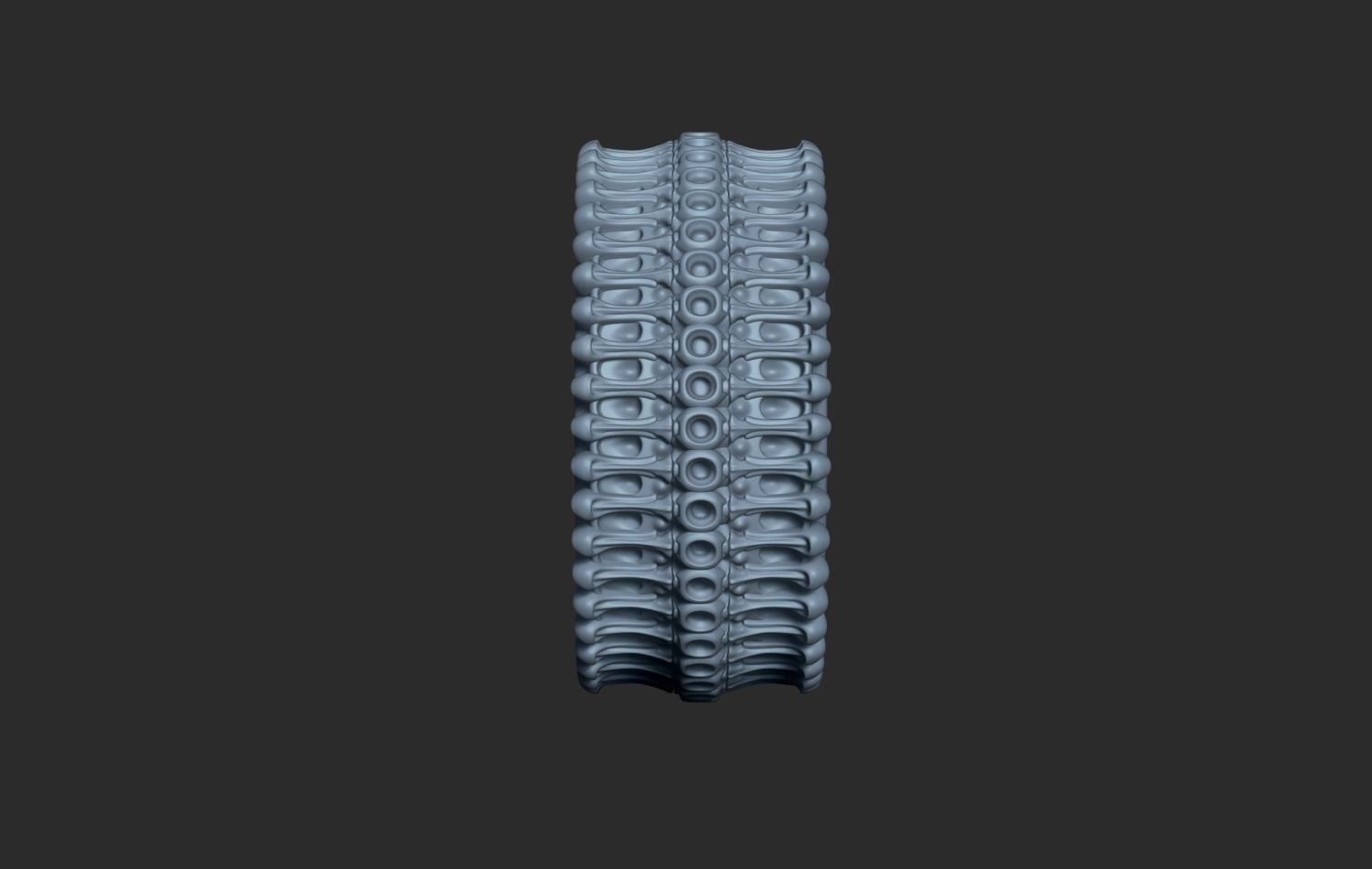 Rimbiomech Ring 3D print model_4