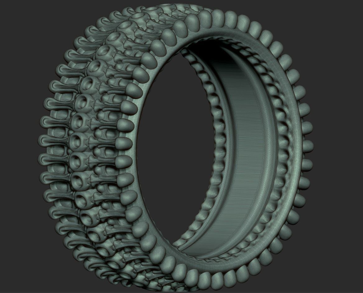Rimbiomech Ring 3D print model_16
