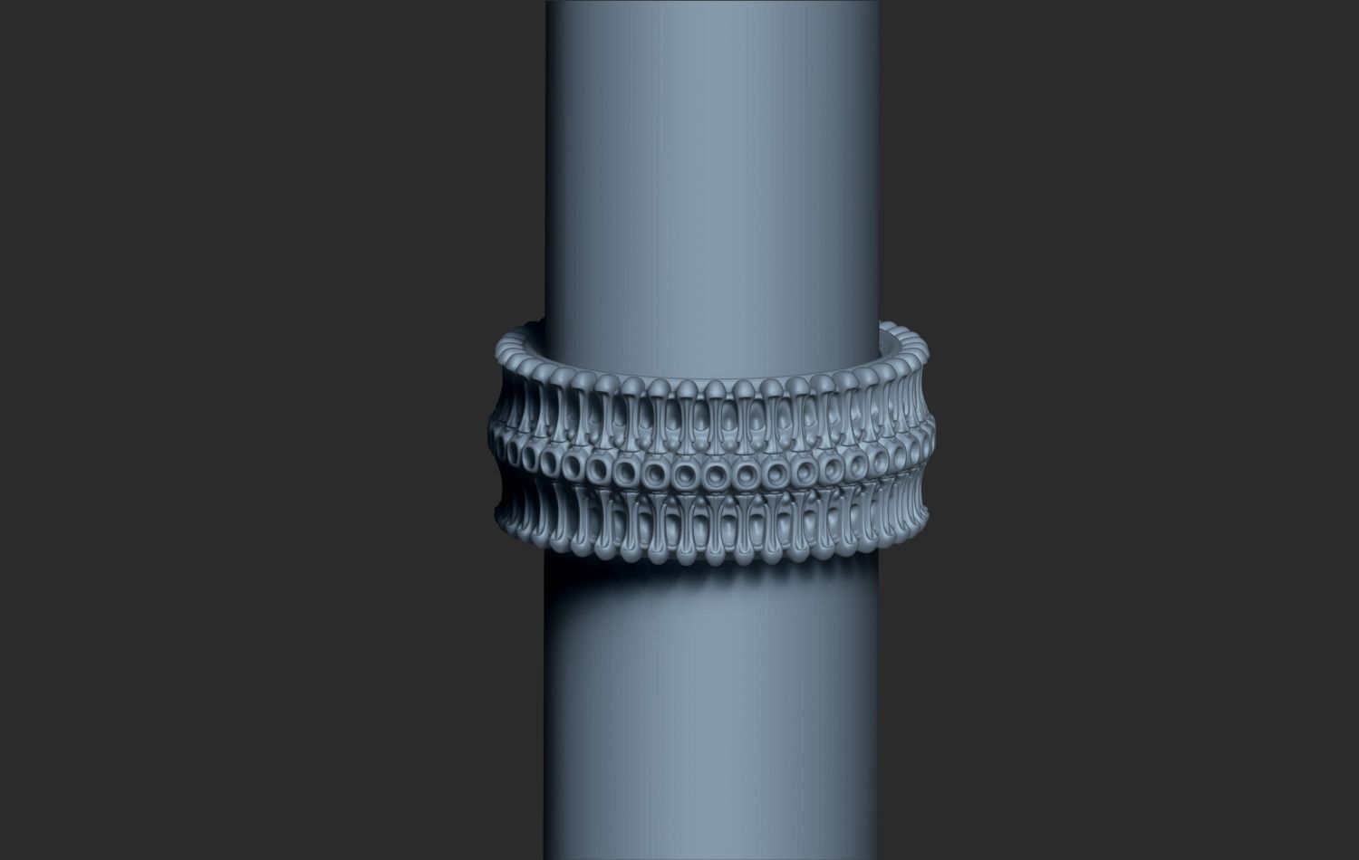 Rimbiomech Ring 3D print model_14