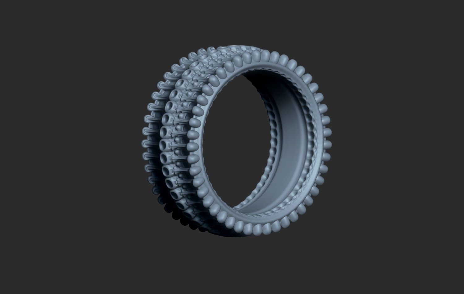 Rimbiomech Ring 3D print model_10