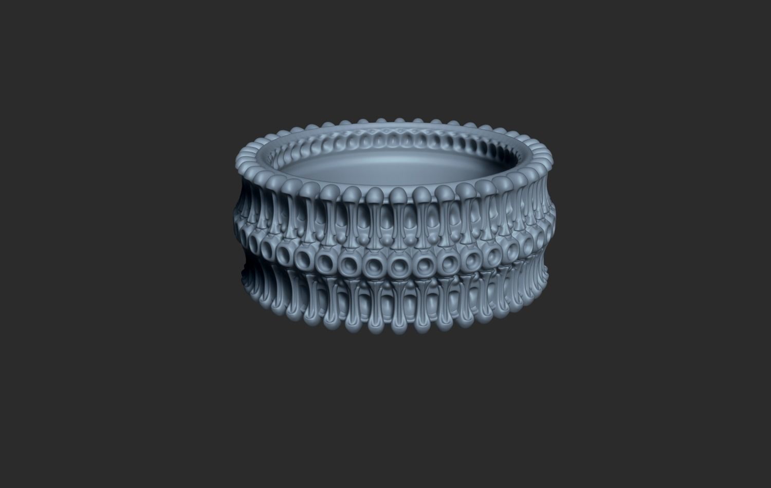 Rimbiomech Ring 3D print model_12