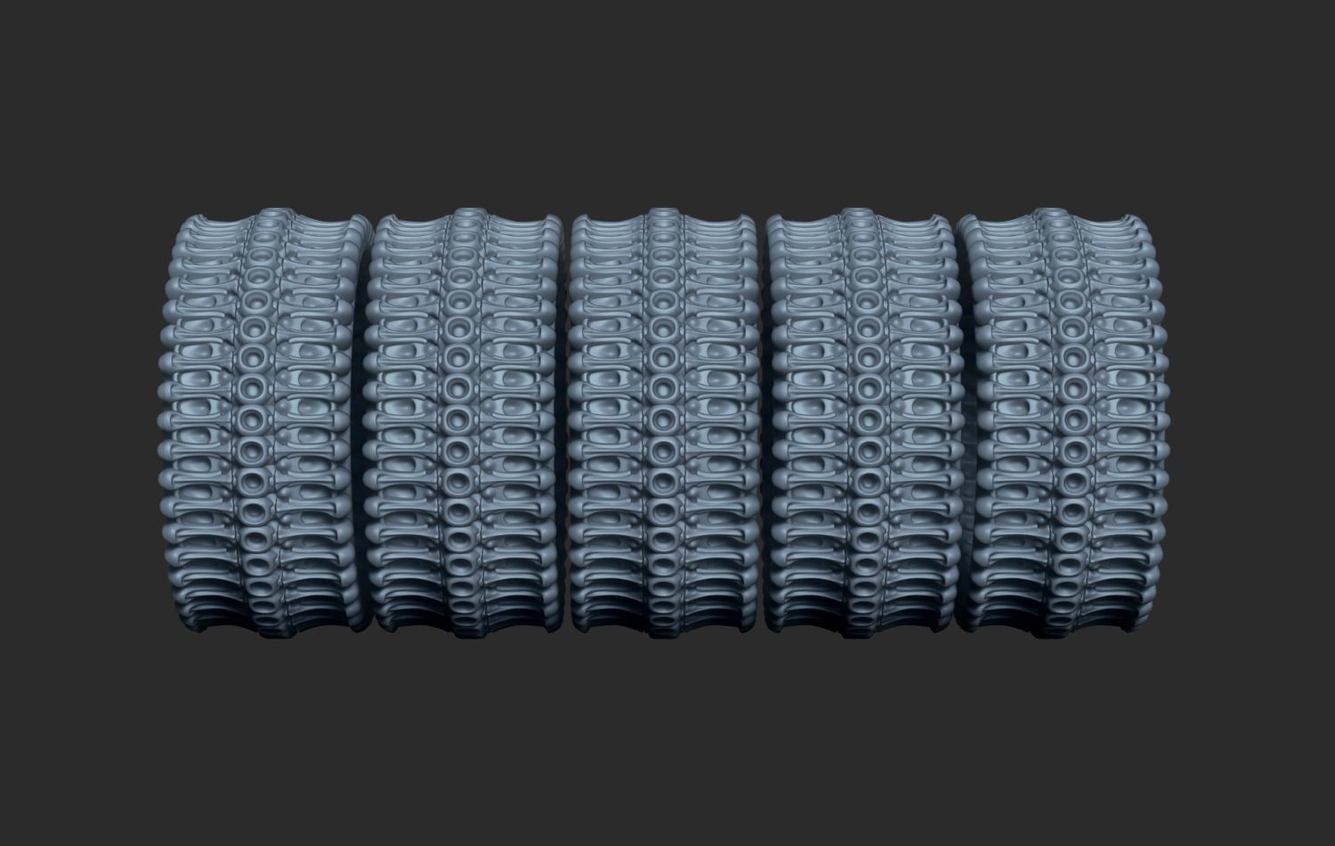 Rimbiomech Ring 3D print model_13