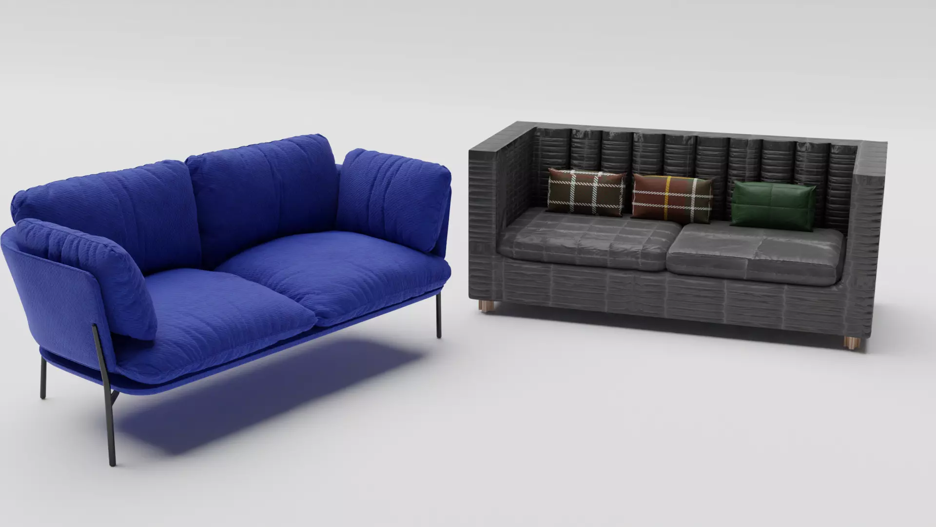 chair sofa 3D model_0
