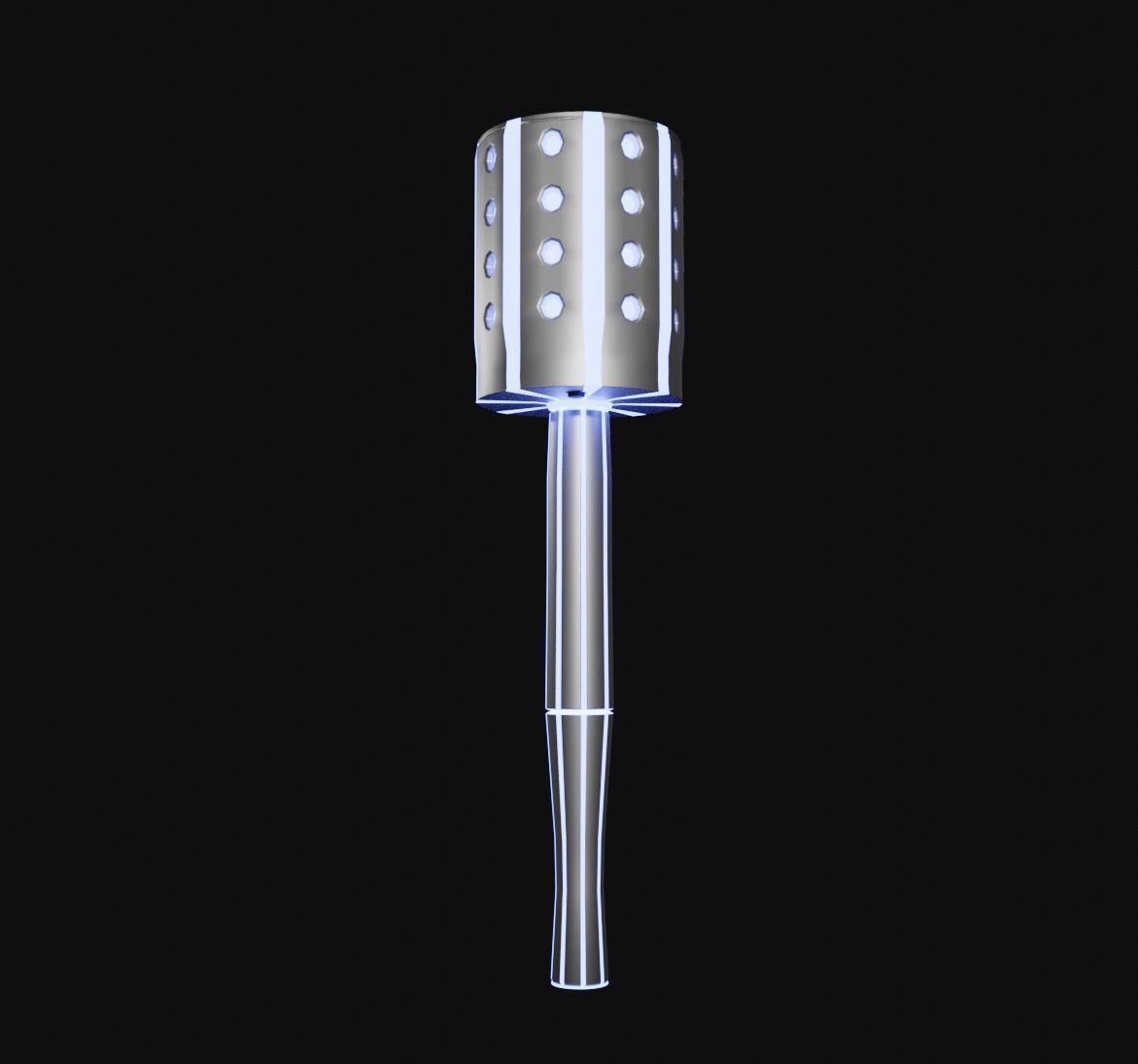 Futuristic  stick  Free 3D model_1