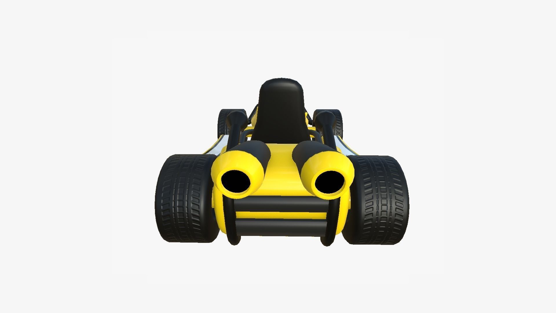 10 Cartoon Karts Yellow Collection - Vehicle Racing Design _78