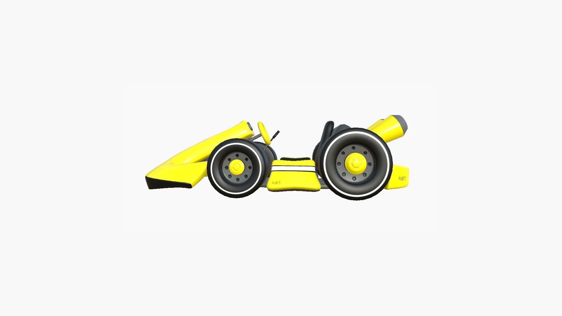 10 Cartoon Karts Yellow Collection - Vehicle Racing Design _38