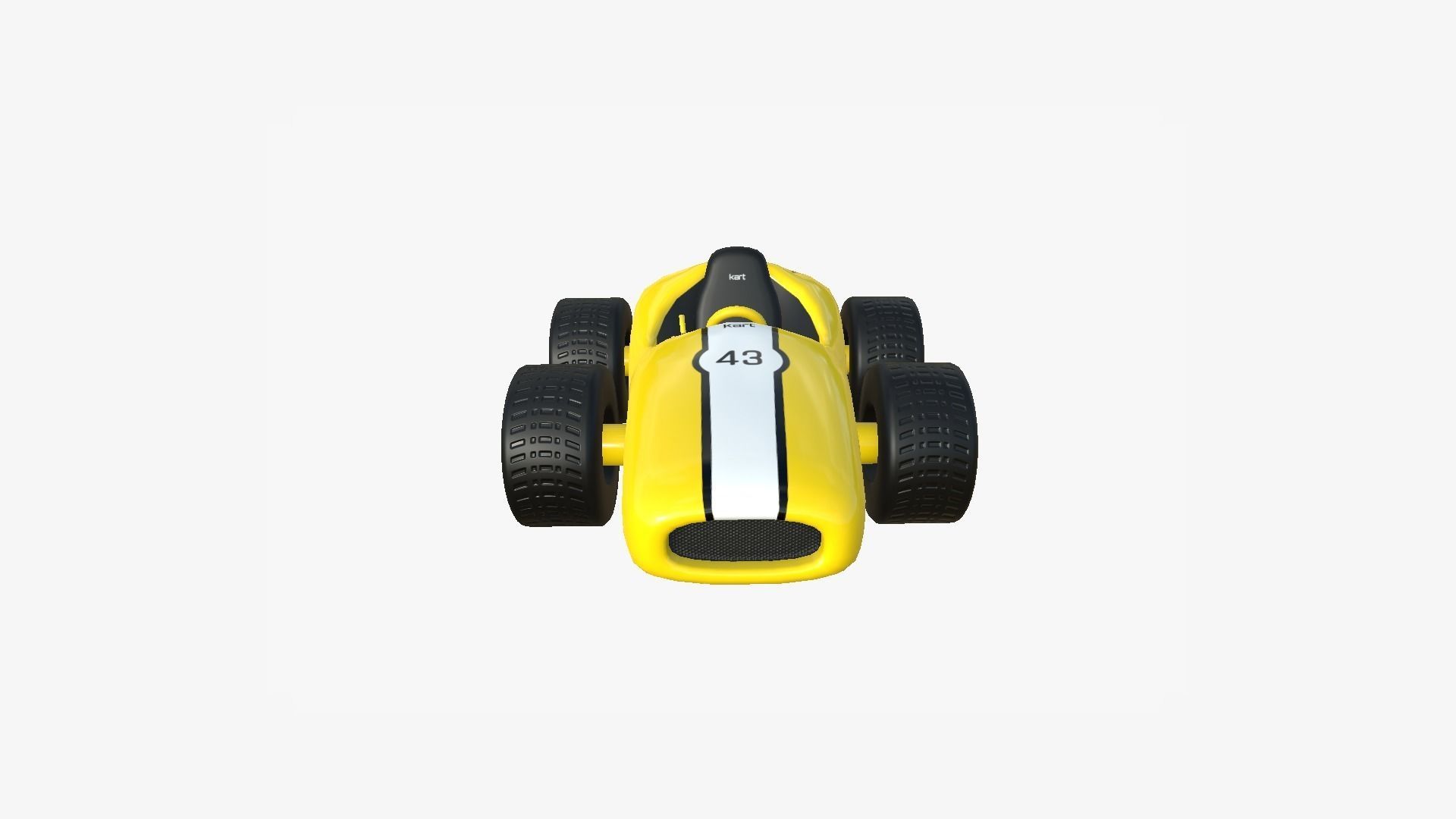 10 Cartoon Karts Yellow Collection - Vehicle Racing Design _53