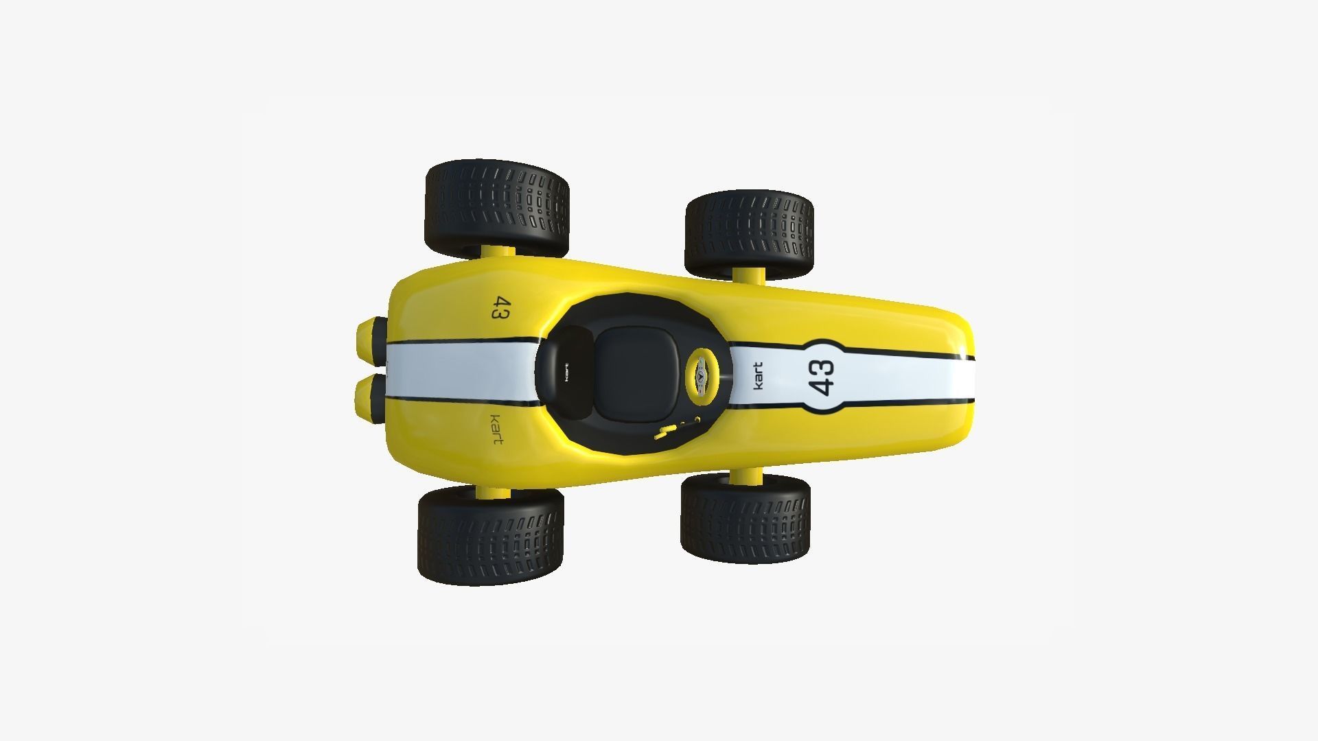10 Cartoon Karts Yellow Collection - Vehicle Racing Design _56
