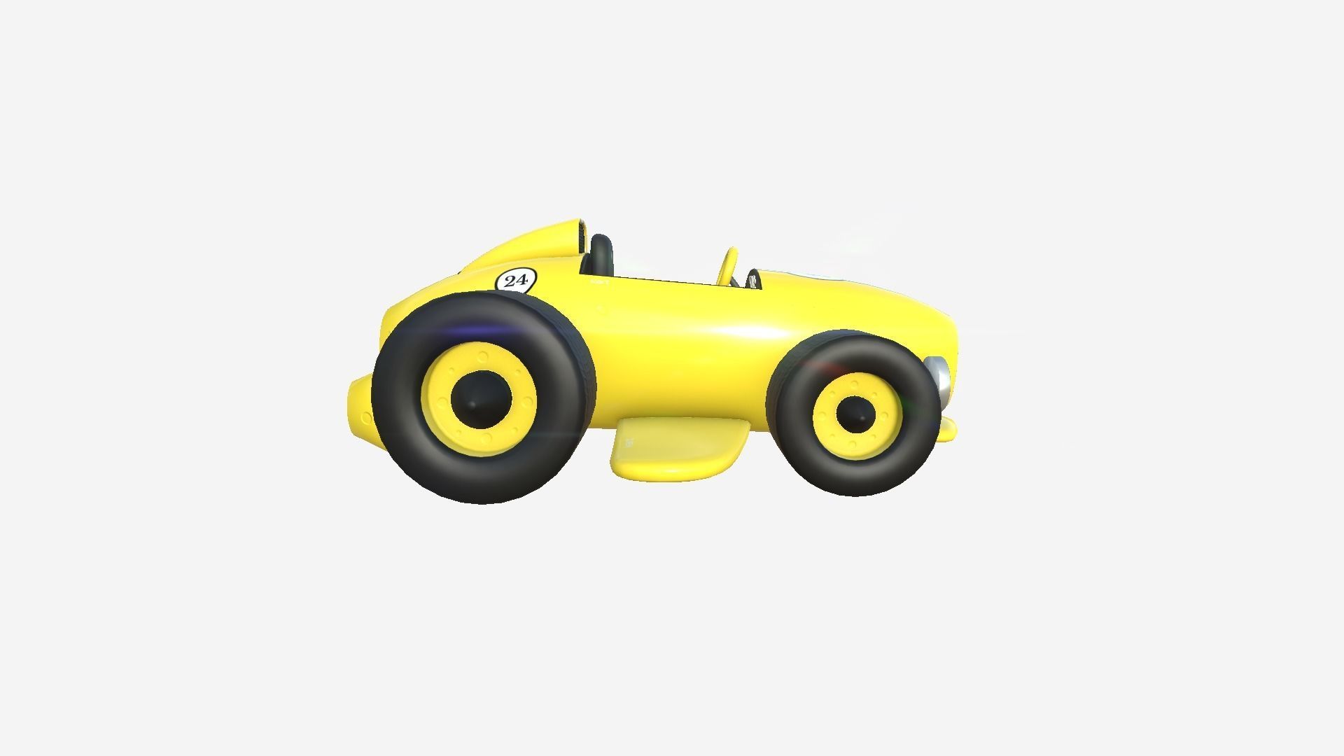10 Cartoon Karts Yellow Collection - Vehicle Racing Design _24