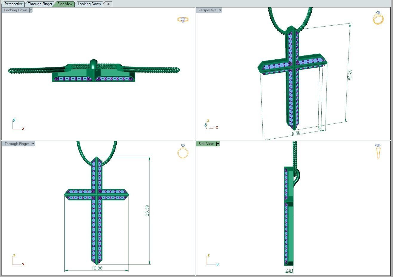 Pendant 521 3D print model_5